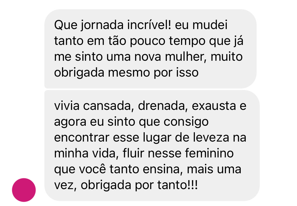 Depoimento de aluna do programa MFF