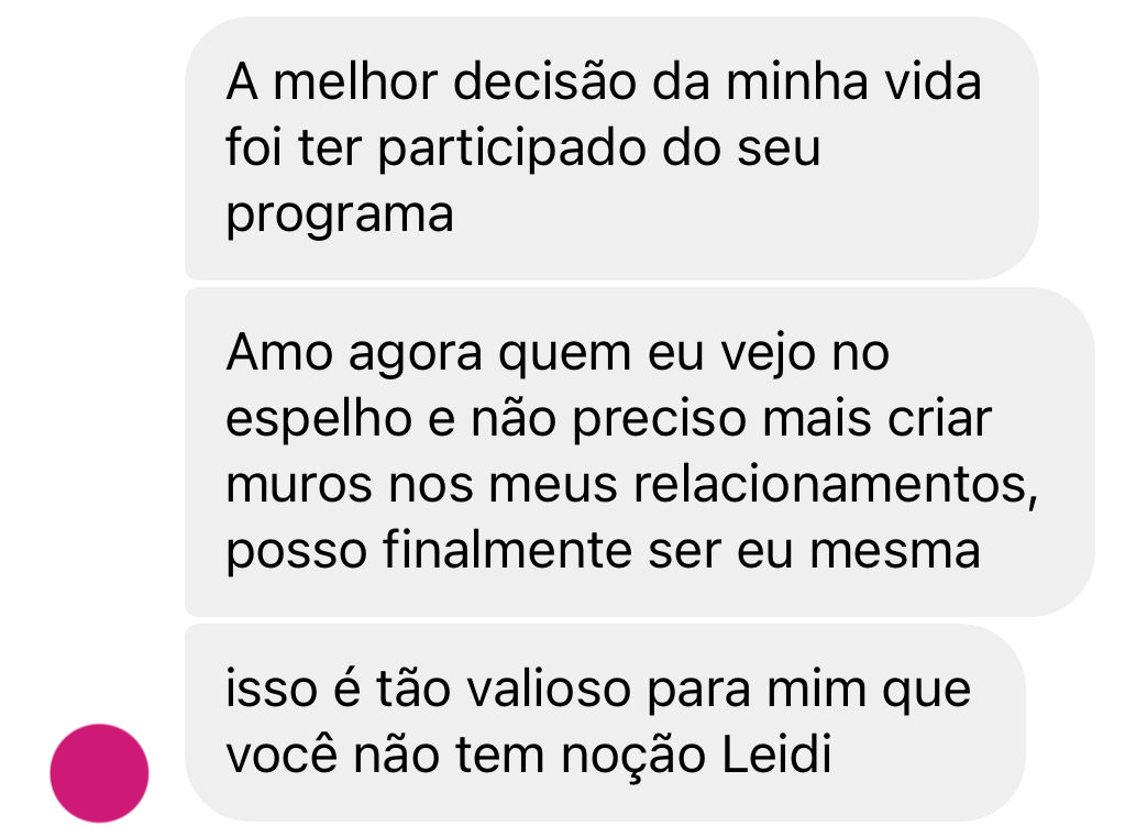 Depoimento de aluna do programa MFF